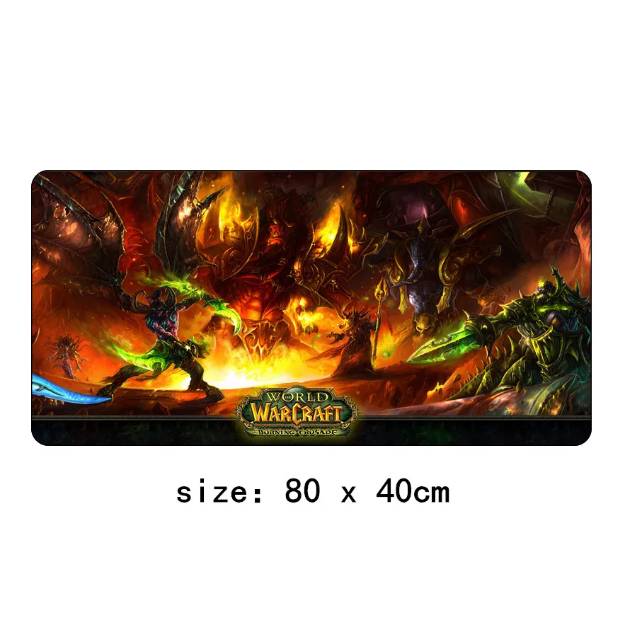 SIANCS 80x40 см XL, игровой коврик для мыши World of Warcraft, большой модный коврик для мыши WOW, для скоростного геймера, для ноутбука, резиновый коврик для ноутбука - Цвет: Model6