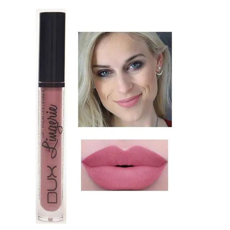 2018 New Fashion Makeup Lipstick Matte Lipstick Brown Nude Chocolate Color Liquid Lipstick Lip Gloss Matte Batom