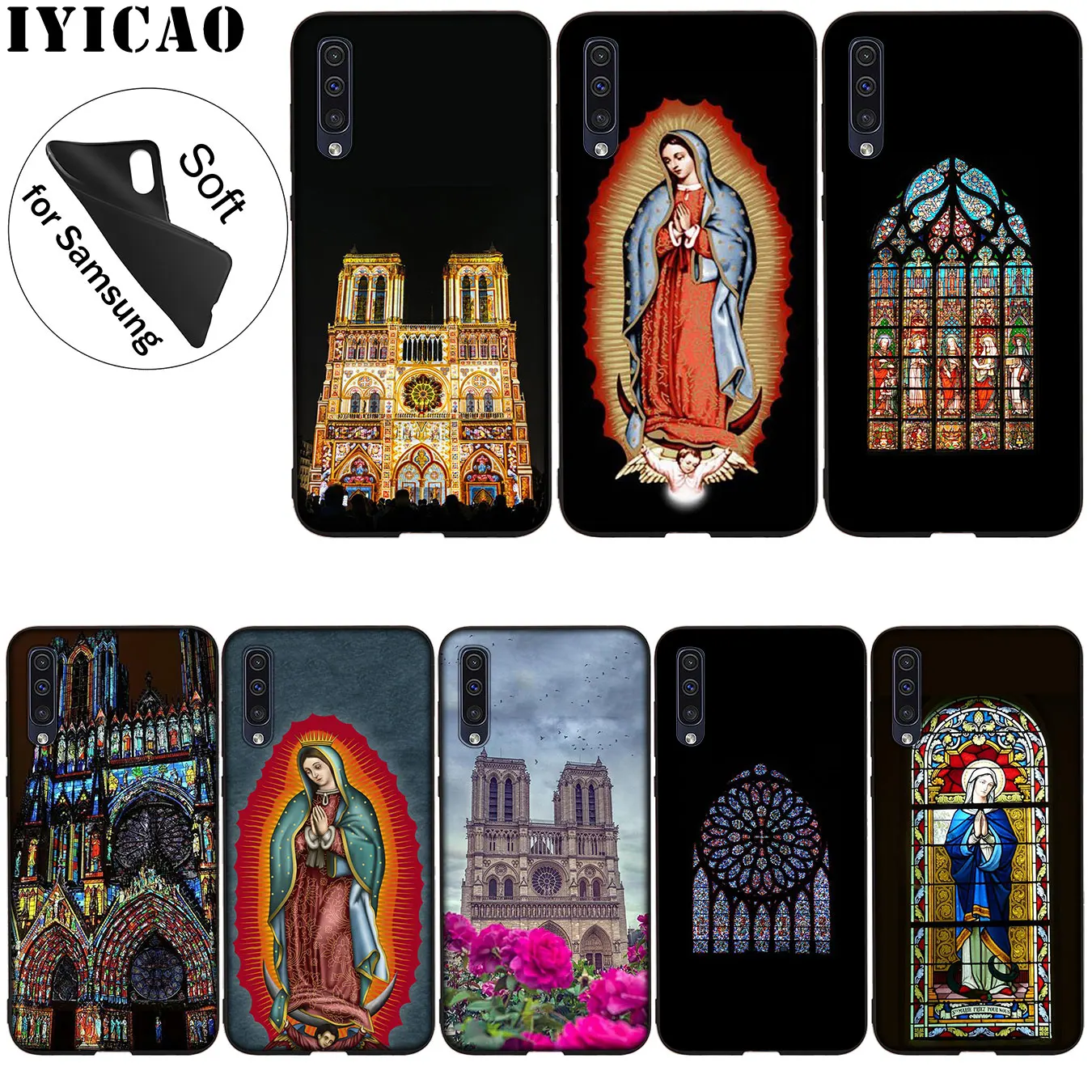 

Notre Dame de Paris The Virgin of Guadalupe Soft Case for Samsung Galaxy A70 A60 A50 A40 A30 A20 A10 A50S A40S A30S A20S A10S