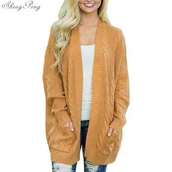 

Female Cardigans Sleeve Casual Knitted Poncho Sweaters Oversized Long Cardigans knit women winter sweater femme 2018 Q622