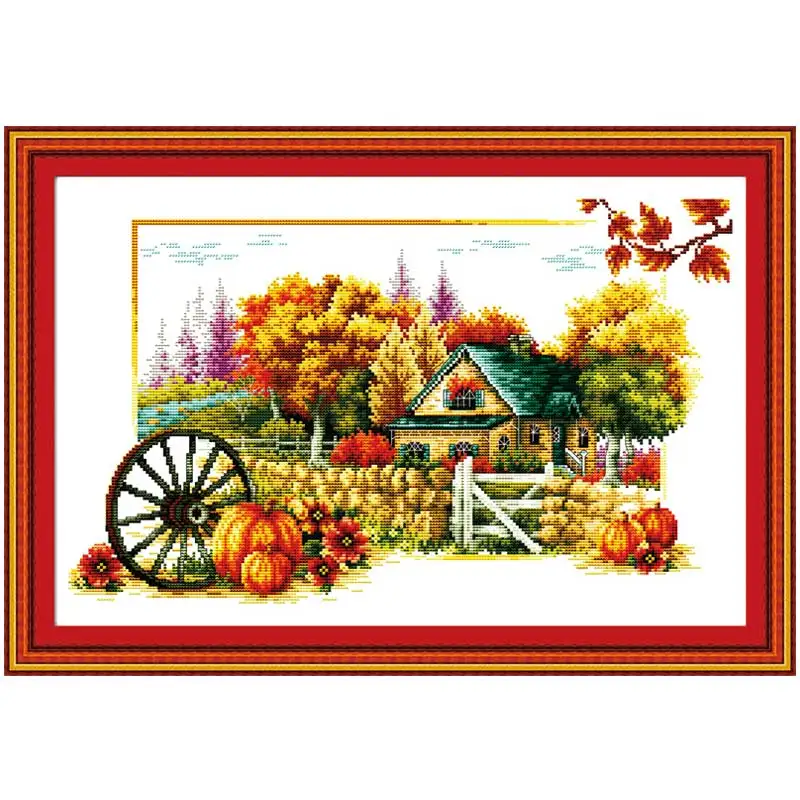 Soul of Autumn patterns Counted Cross Stitch Handmade ...
