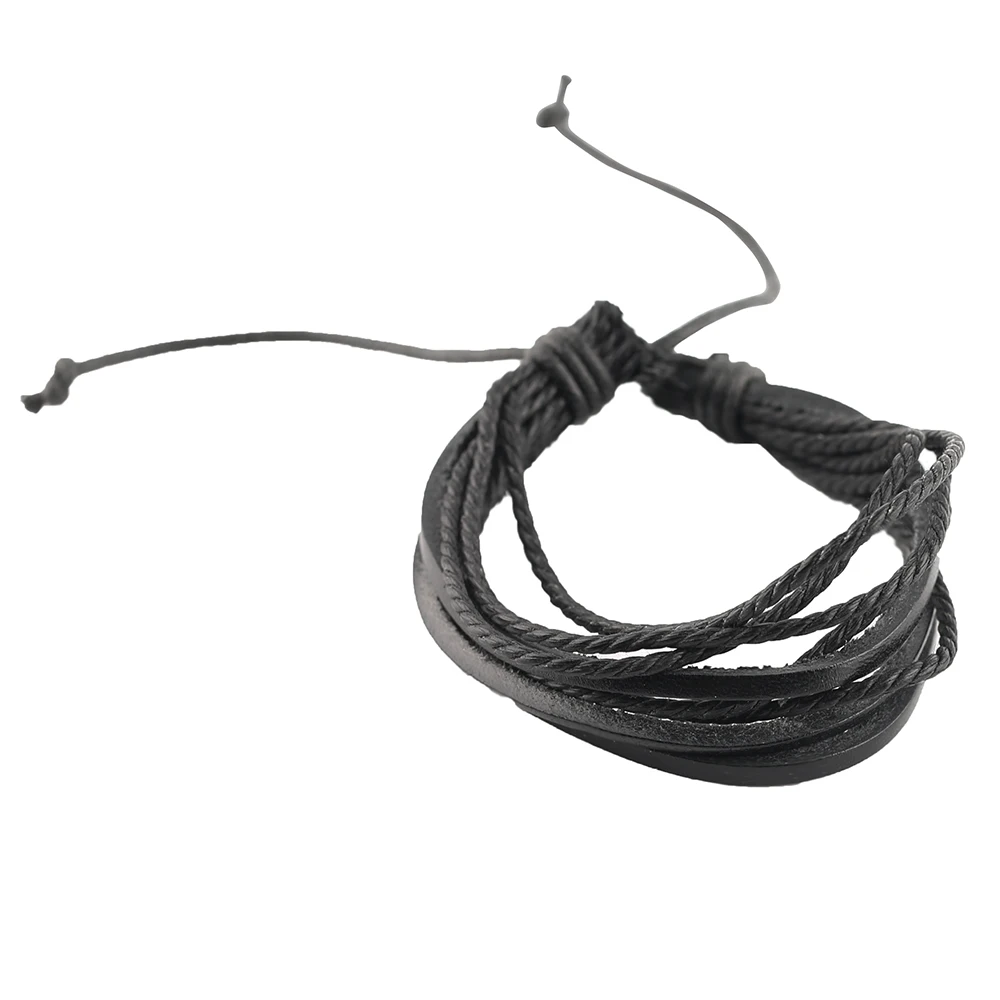 Trendy Elastic Hemp Rope Bracelets Unisex Female Leather Bangle Chain Casual Simple Charm Bracelets   (3)
