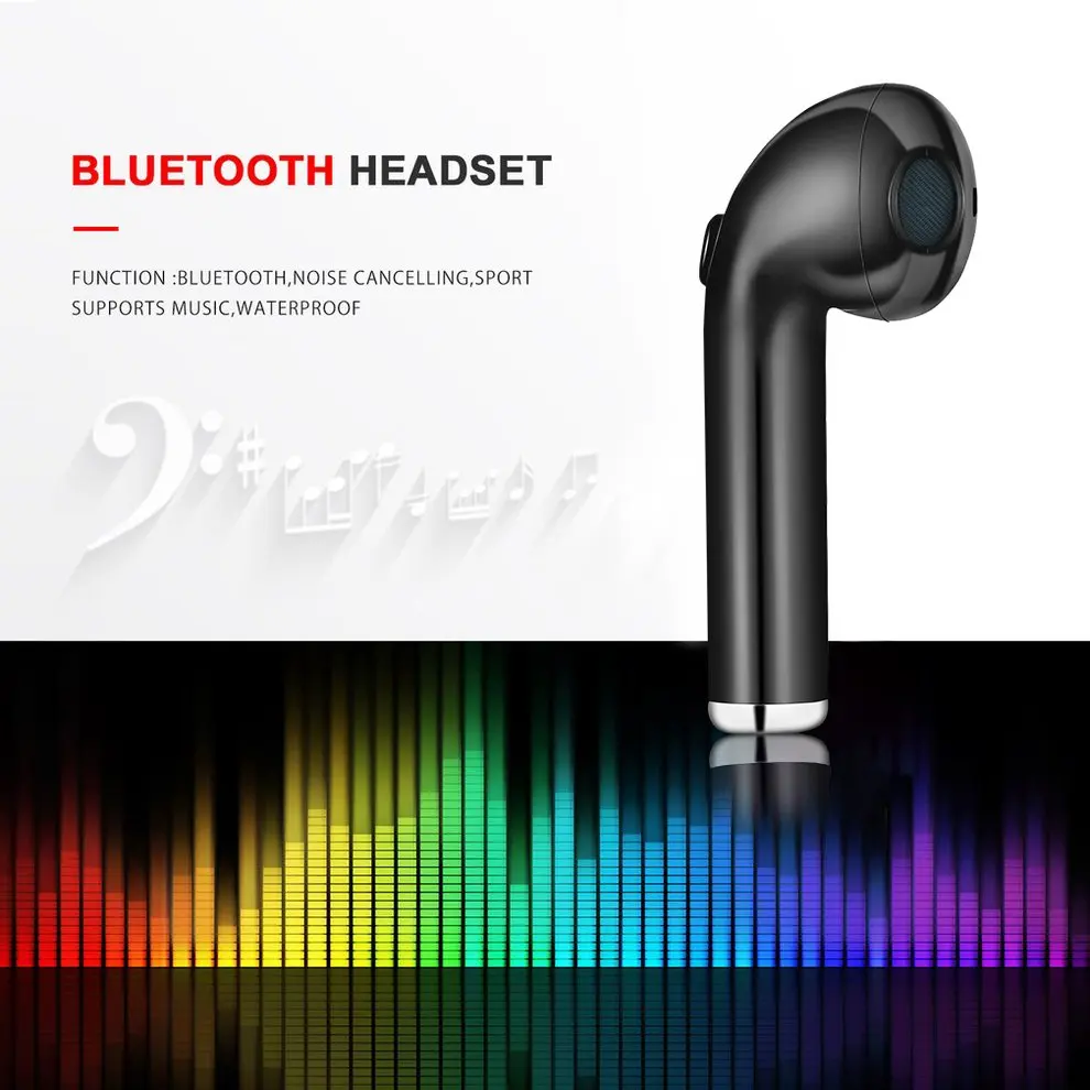 Bluetooth гарнитура I7 с двумя режимами интеллектуальная Музыкальная V4.1 + EDR