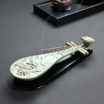 

1 Piece Ceramic Material Stick Incense Plate Incense Holder Stick Incense Burner Portable Porcelain Censer Use In Home Teahouse