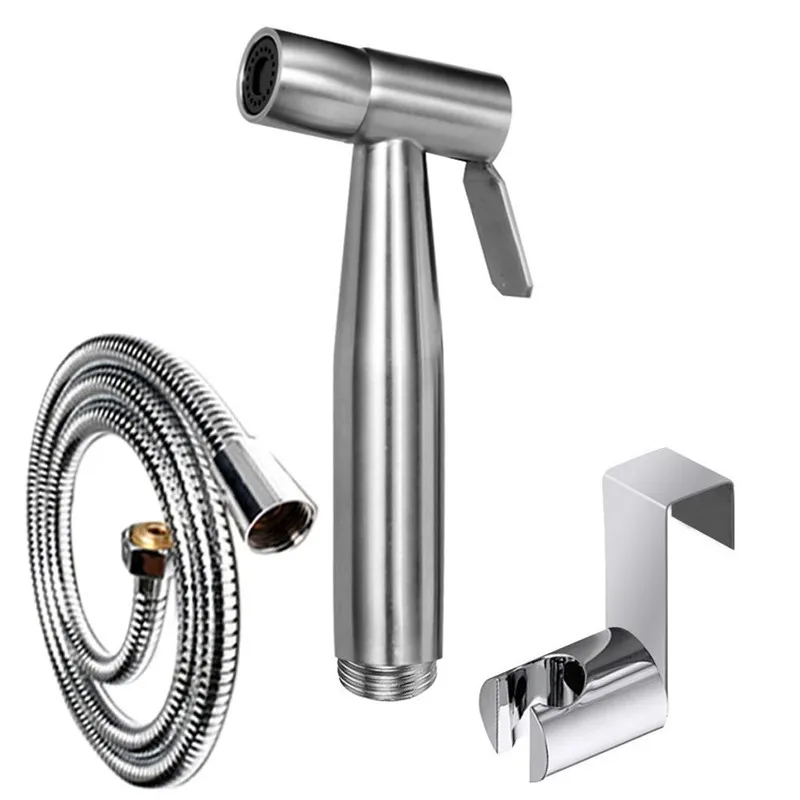 bidet set2 Распылитель биде из нержавеющей стали для туалета ручной гигиенический душ Anaal душ биде пистолет-распылитель биде туалет ручной спрей - Цвет: bidet set2