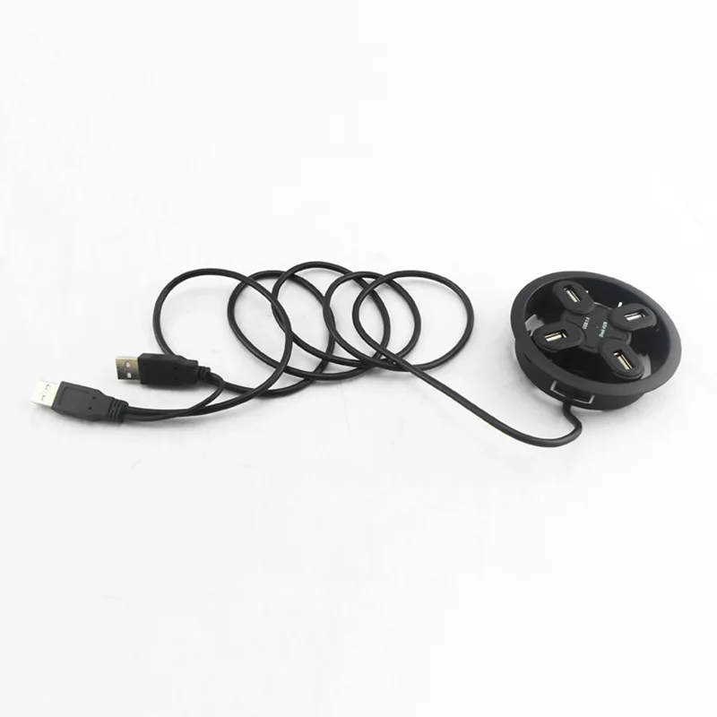 Офисный Компьютерный стол ESLOTH G1 usb сплиттер с круглым отверстием концентраторы