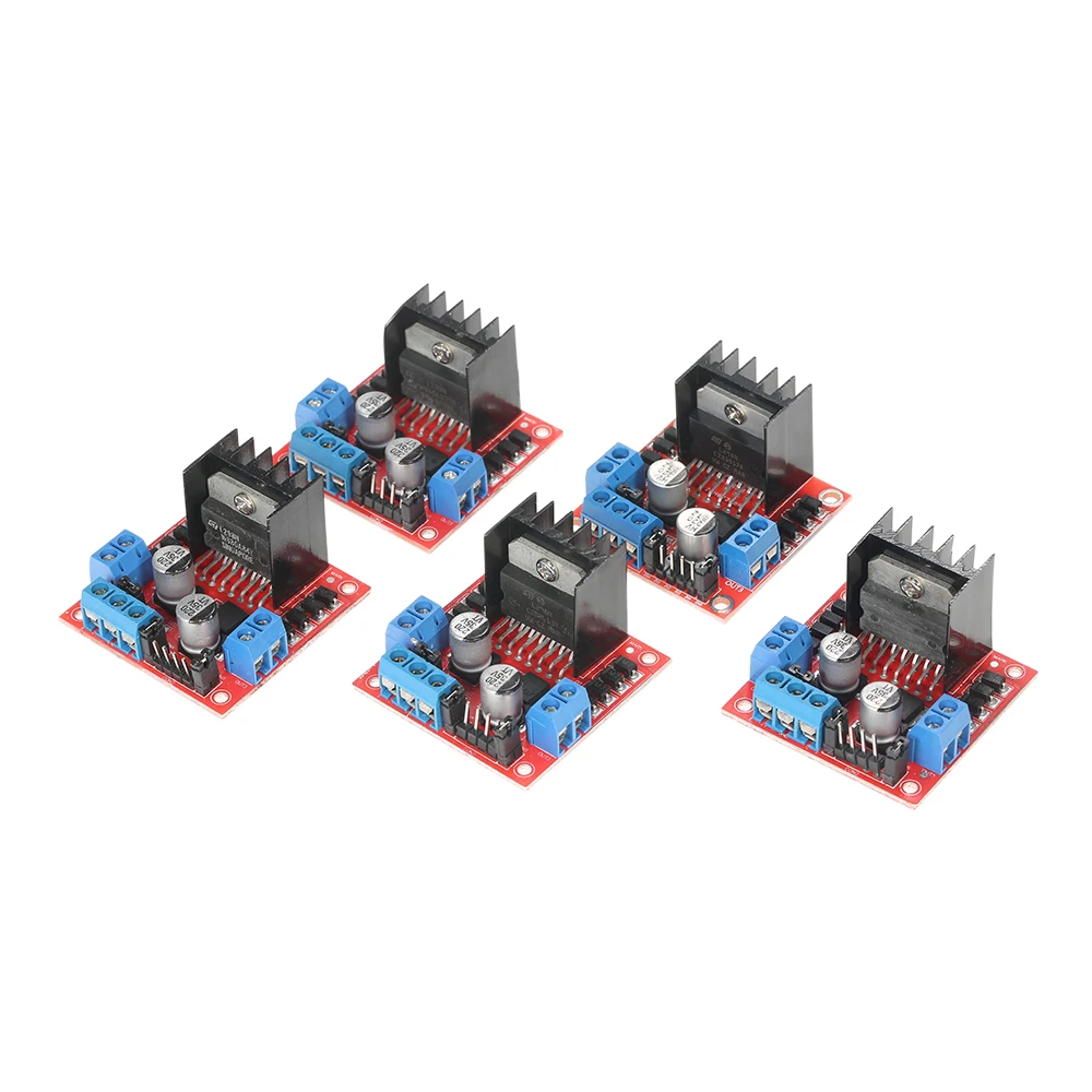 1 шт./5 шт. двойной H Мост DC шаговый двигатель привод плата контроллера Модуль L298N для Arduino шаговый двигатель умный автомобиль робот