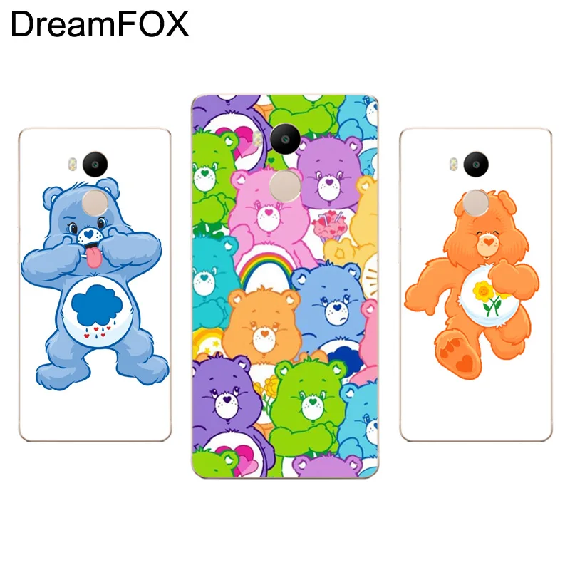 DREAMFOX L383 Care Bears Soft TPU Silicone Case Cover For Xiaomi Redmi Note 3 4 4X 5 5A 6 7 Pro Global |