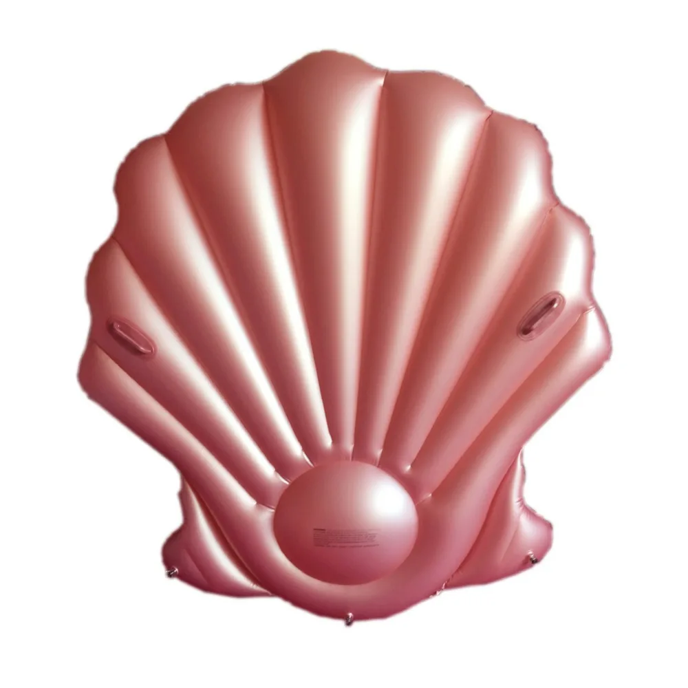 

YUYU Rose gold Shell Float Gaint Inflatable Swimming Float Tube Raft Adult giant pool float Swim Ring Summer Water Fun Pool Toys