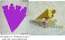 Triangle box Conical box die cutting & Wooden dies fit Big Shot// Scrabooking Box