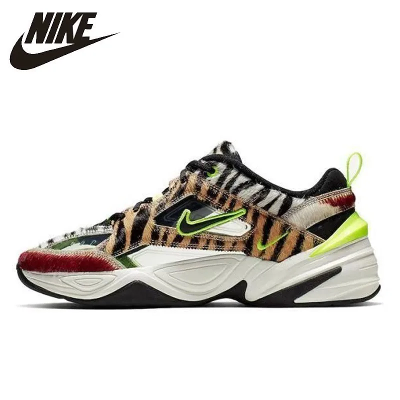 Pаспродажа Мужские кроссовки для бега от Nike M2k Tekno, дышащие удобные уличные спортивные кроссовки с животным принтом, Новое поступление # CI9631 037