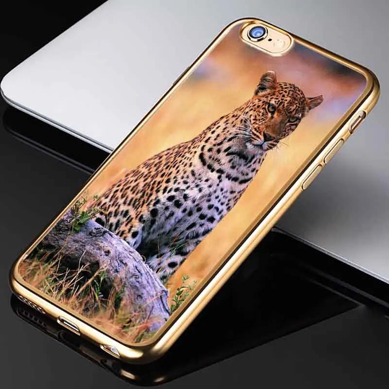 Lotezly for iPhone 6 TPU plating phone shell cases animal(Take iphone 7 case)Support custom | Мобильные телефоны и