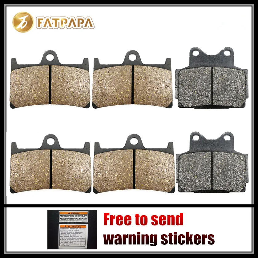 FL + FR R тормозные колодки для YAMAHA 600 FZS Fazer FZS600 1999 2000 2001 2002 1998 2003|for yamaha|yamaha brake padsbrake pads