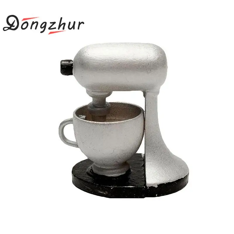 

1 Pcs Mini Modern Blender Dolls House Miniature Mixer And Resin Diy Accessories Realistic Doll House Decorations Blender