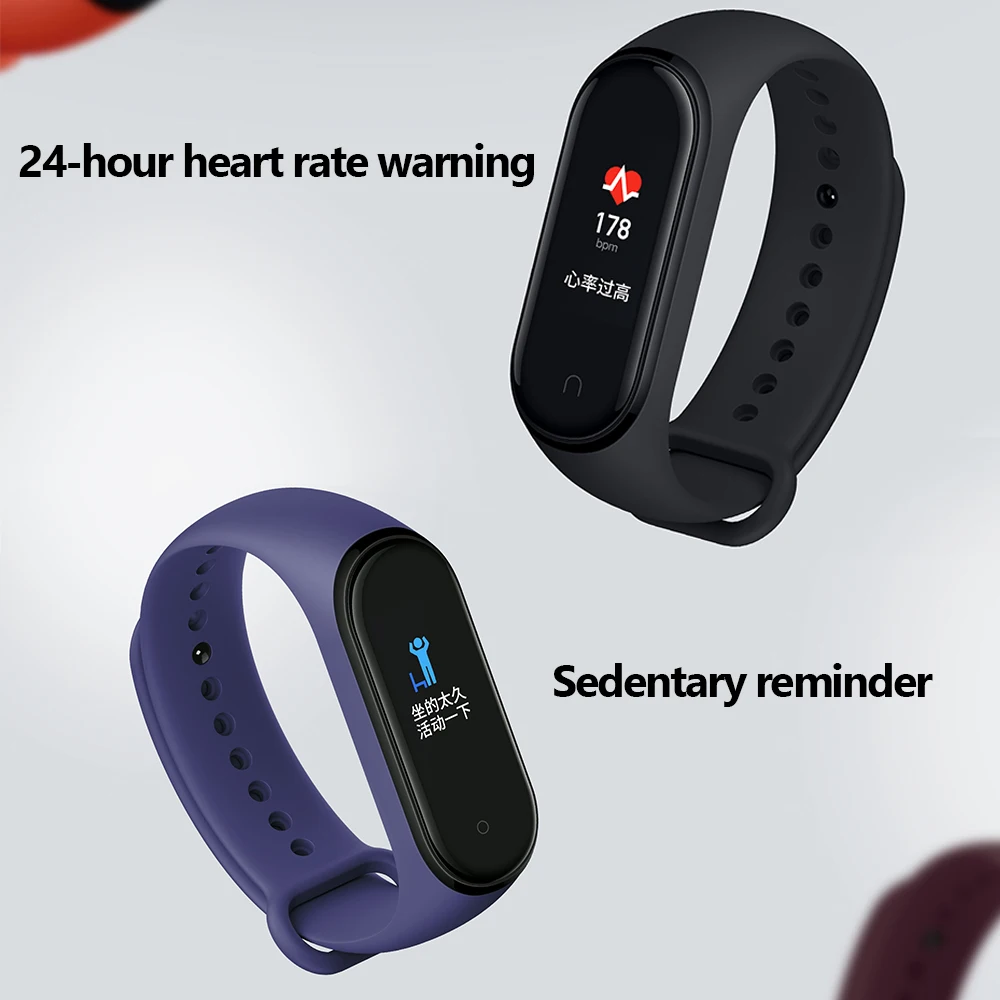 В наличии Xiaomi Mi Band 4 смарт Браслет фитнес Пульс музыкальный AI браслет Bluetooth 5 0 AMOLED