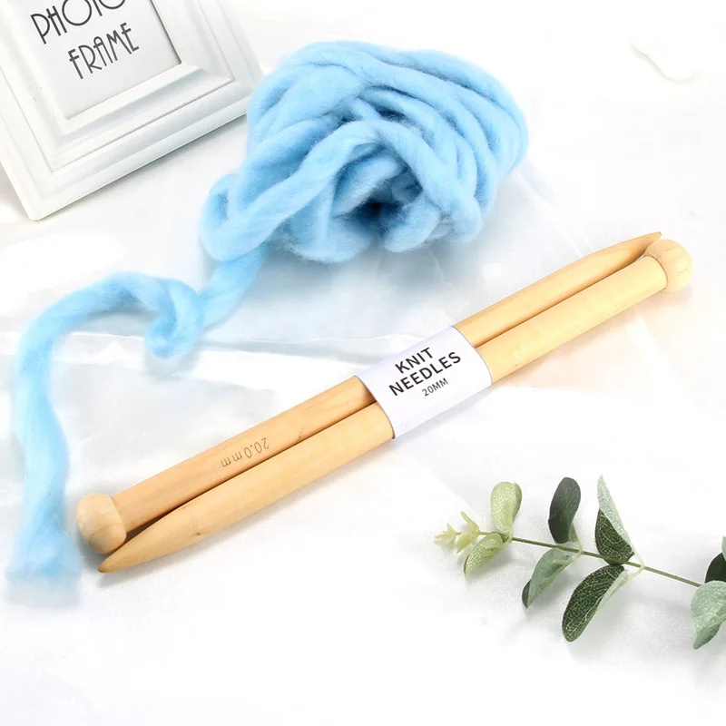 Bamboo Knitting Needles Iceland Thick Crochet Hooks2