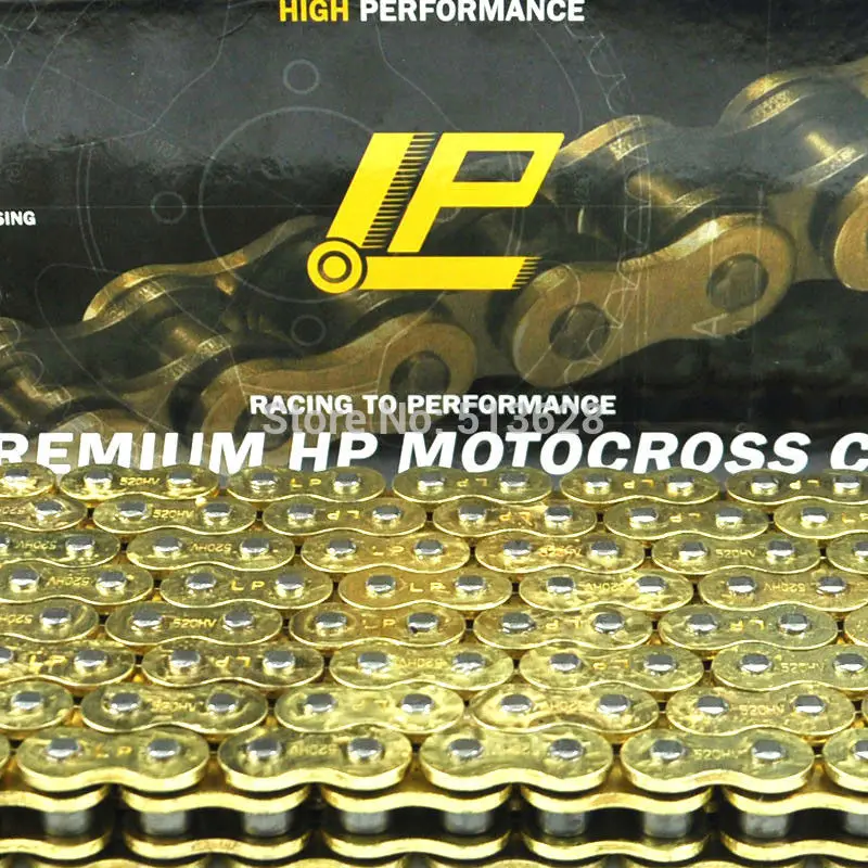

525 Pitch 122 Link Heavy Duty O-ring Motorcycle Chain for Honda Yamaha Suzuki Kawasaki KTM BMW Hyosung Motorbikes Dirt Bike