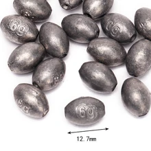 50 шт. оливковое Форма 6 г Рыбалка свинцовые грузила Рыбалка Интимные аксессуары привести веса