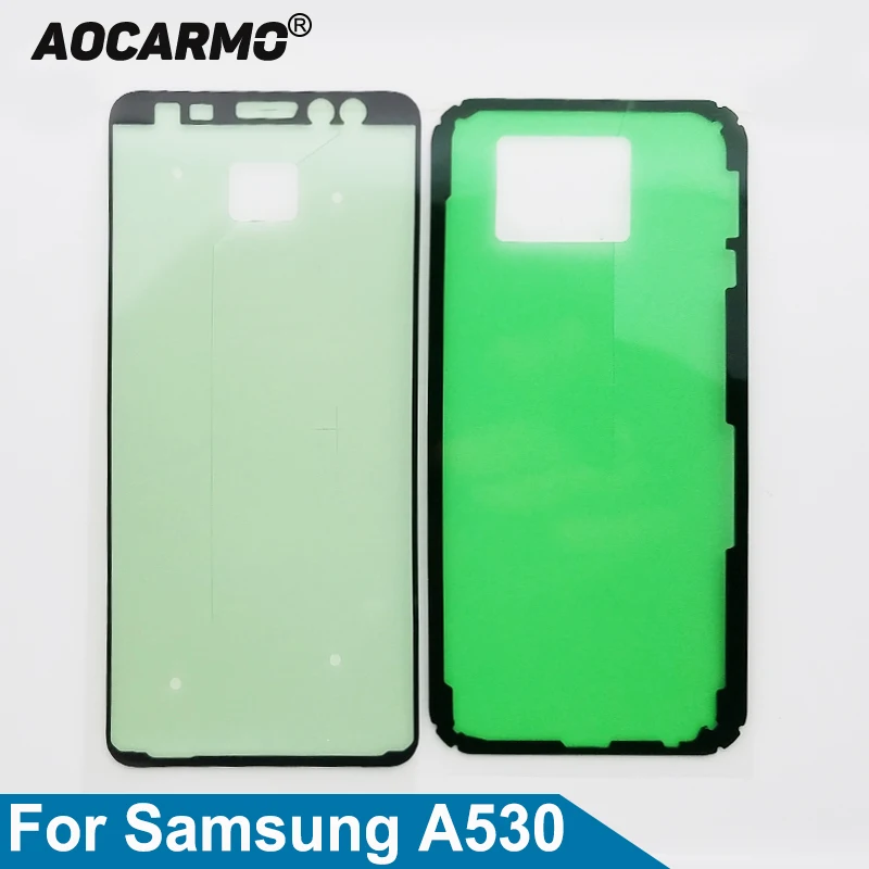 

Aocarmo Front LCD Display Screen Frame Adhesive Back Battery Cover Sticker Glue Tape For Samsung Galaxy A8 ( 2018) A530