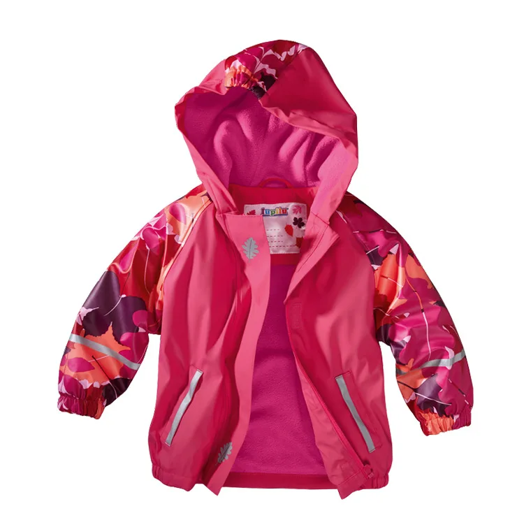 Куртки для маленьких девочек в немецком стиле; пальто; детская ветрозащитная бархатная одежда; Лыжная куртка; детские непромокаемые пальто из искусственной кожи