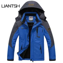 Для мужчин зимние софтшелл флис Термальность спортивные куртки Термальность бренд пальто Пеший Туризм Лыжный поход мужской теплая куртка