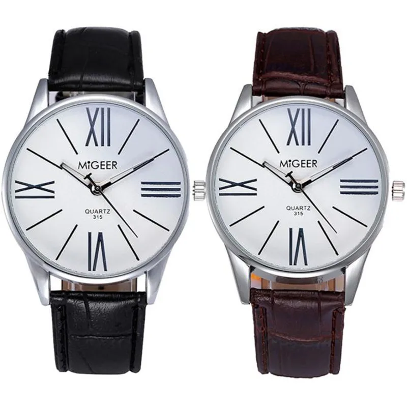 Luxury Fashion Men Watches Crocodile Faux Leather Mens Analog Watch Wrist Watches Male Hour Clock Relogio Masculin M04 (1)