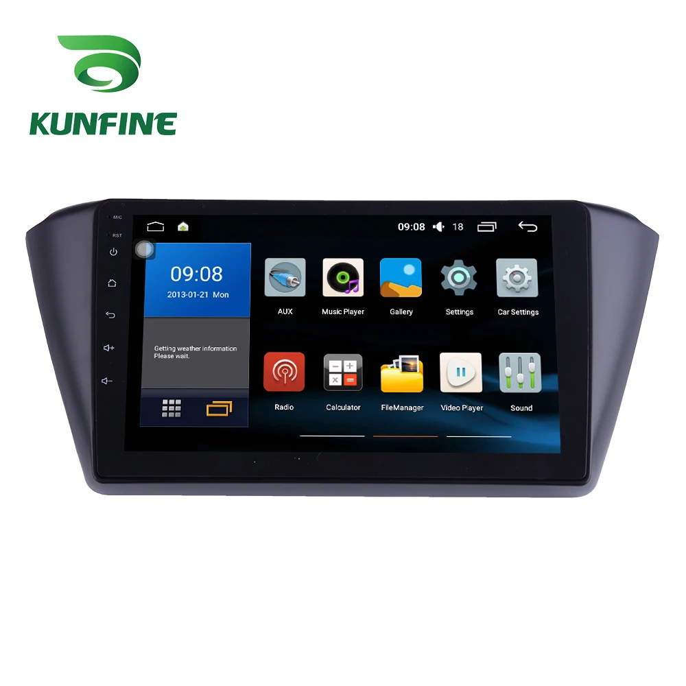 Восьмиядерный 1024*600 Android 8 1 автомобильный DVD gps навигатор плеер Deckless стерео для Skoda