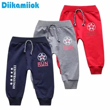 Новинка года, Хлопковые Штаны для маленьких мальчиков, повседневные штаны для маленьких девочек детские спортивные брюки весенне-Осенняя детская одежда для детей возрастом от 6 до 24 месяцев