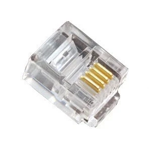 High quality 6P2C phone RJ11 crystal head 50 free shipping | Электронные компоненты и принадлежности