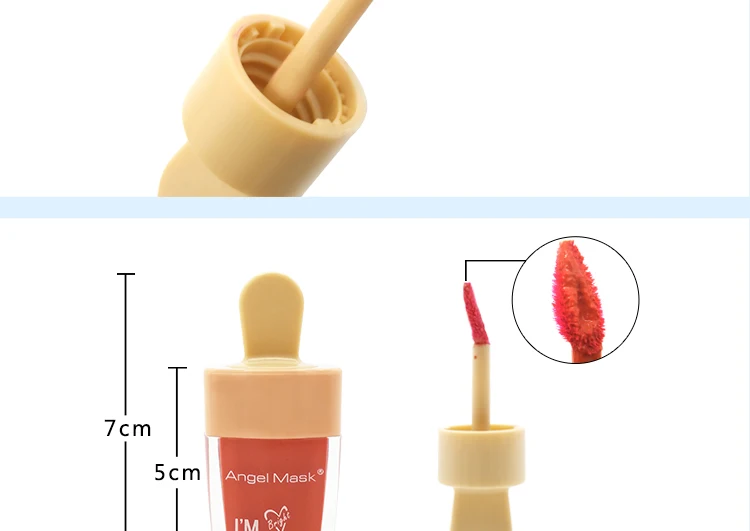 ANGEL MASK Cherry Liquid Lipstick Pink Lip Tint Magic Lip Plumper Nature Long Lasting Moisturizing Matte Lipstick (12)