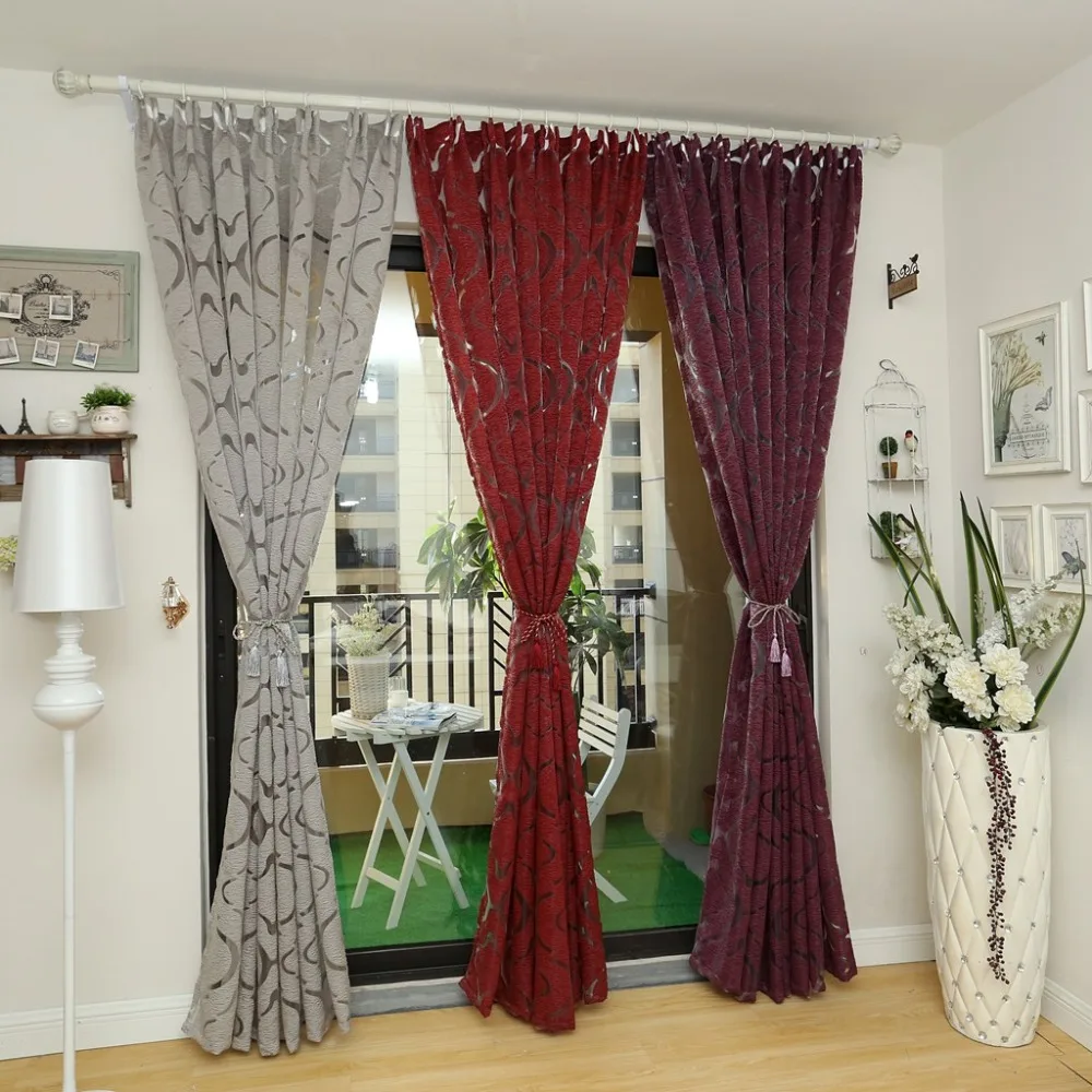 Компания NAPEARL Современная занавеска Красный Фиолетовый 3d тканевые шторы для дома шторы для Спальни Ткань шторы Жалюзи