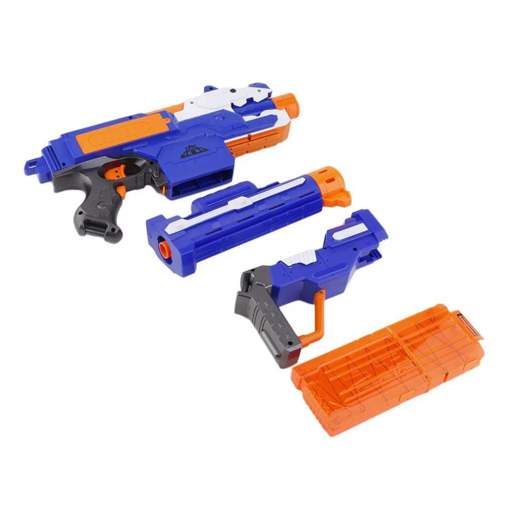 Vente chaude Nouveau électrique Doux Balle Jouet Pistolet Pour nerf Tir Submachine Gun Arme Balle Molle éclats Gun Jouets Pour Enfant Avec bo te dans Fusils