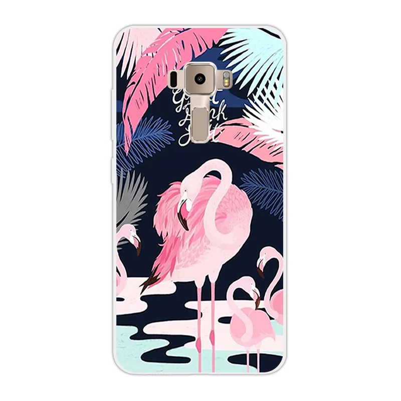 Чехол для ASUS Zenfone 3 ZE520KL Flamingos чехол телефона 5 2 дюйма задняя крышка из мягкого
