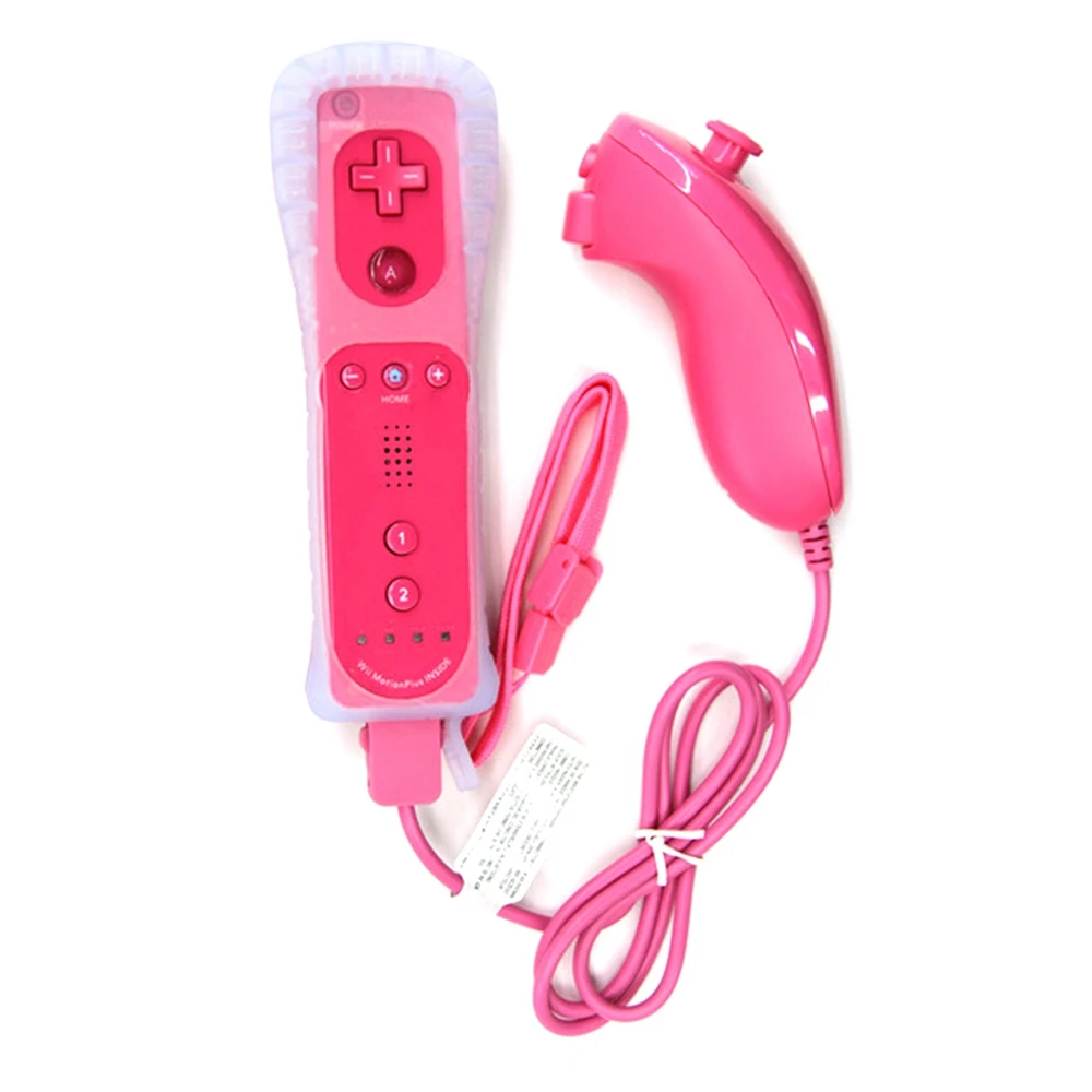 2 in 1 Wireless Remote Game Control For Nintendo Wii Built in Motion