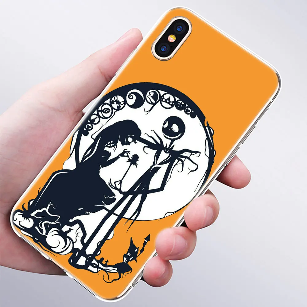 Модный силиконовый чехол Jack skellington для Apple IPhone 11 Pro XS Max X XR 7 8 6 6s Plus 5S SE TPU мягкий чехол для телефона s - Цвет: 014