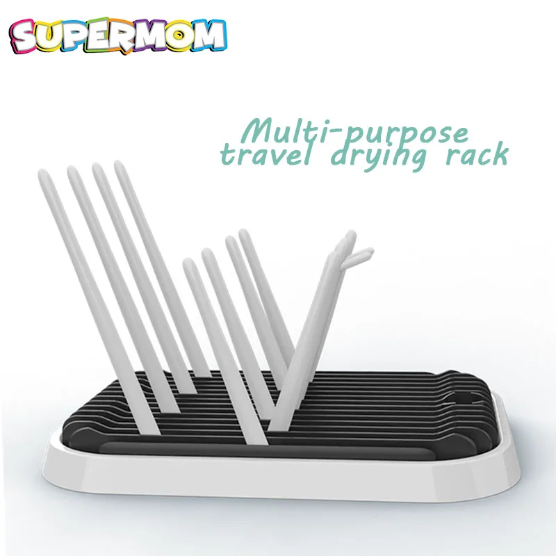 

Baby Bottle Drying Rack Fordable Infant Bottle Drain Rack Bottle Shelf Cleaning Dryer Feeding Shelf Detachable Cup Holder