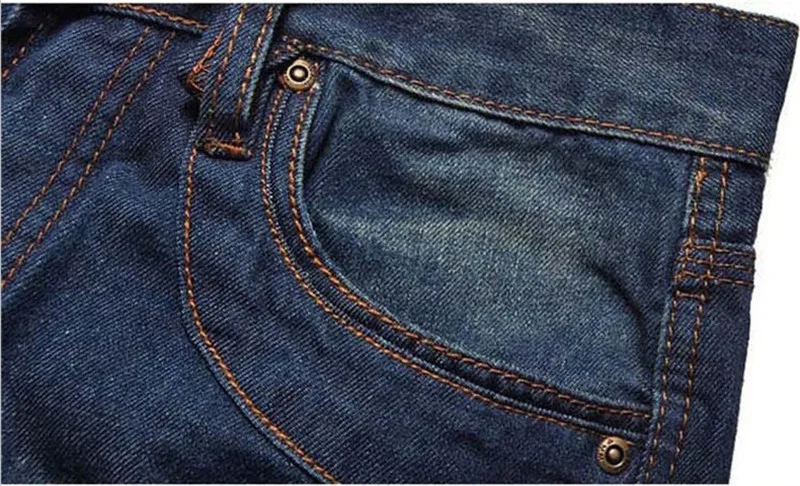 Весна и осень, новинка, джинсы большого размера, мужские свободные брюки с прямой талией, повседневные штаны с большим карманом, размер 28-42, 44, 46, 48
