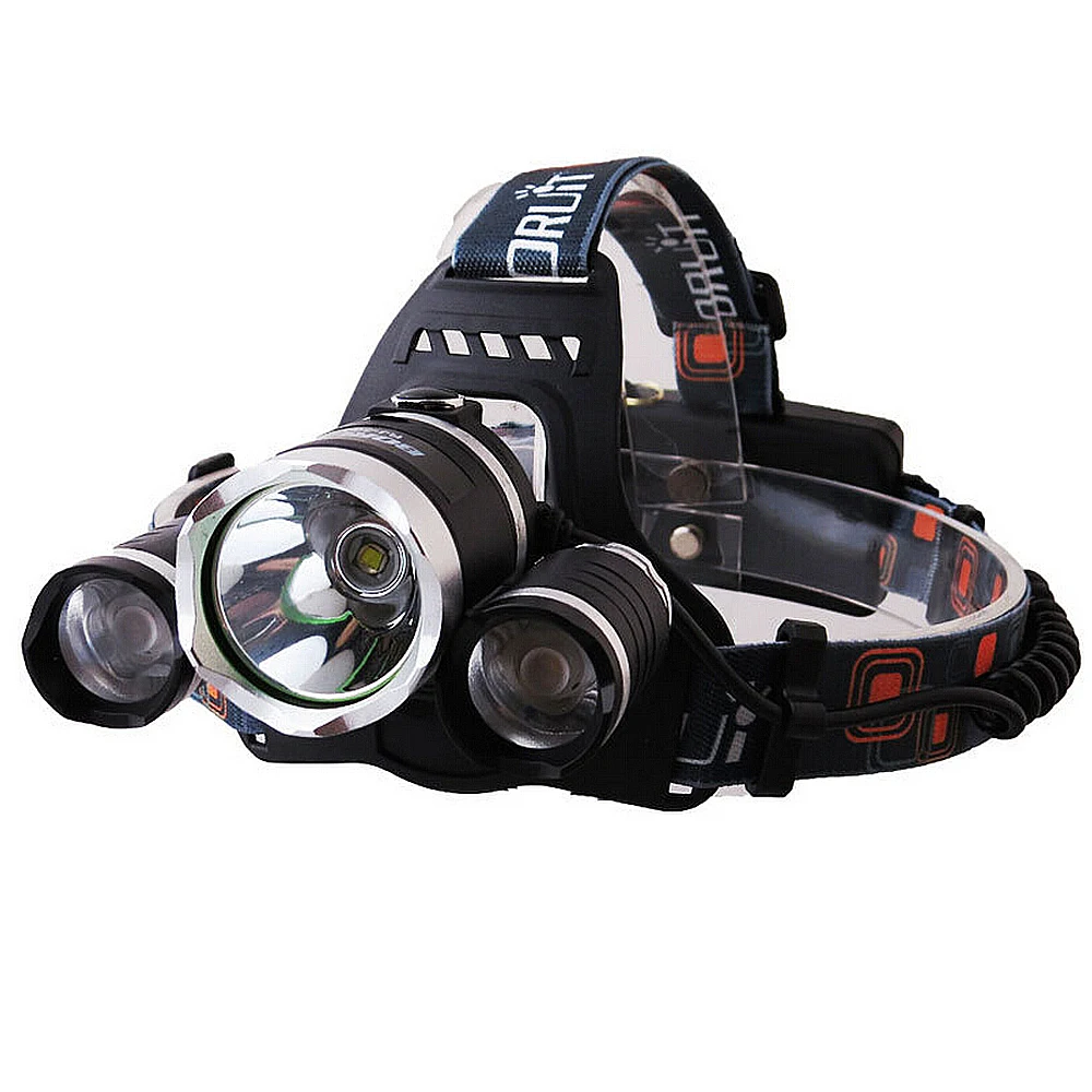 Светодиодный налобный фонарь 6000 люмен CREE XM-L T6 головной светильник Caming охотничий головной светильник 4 режима+ 2*18650 батарея+ AC/Автомобильное зарядное устройство