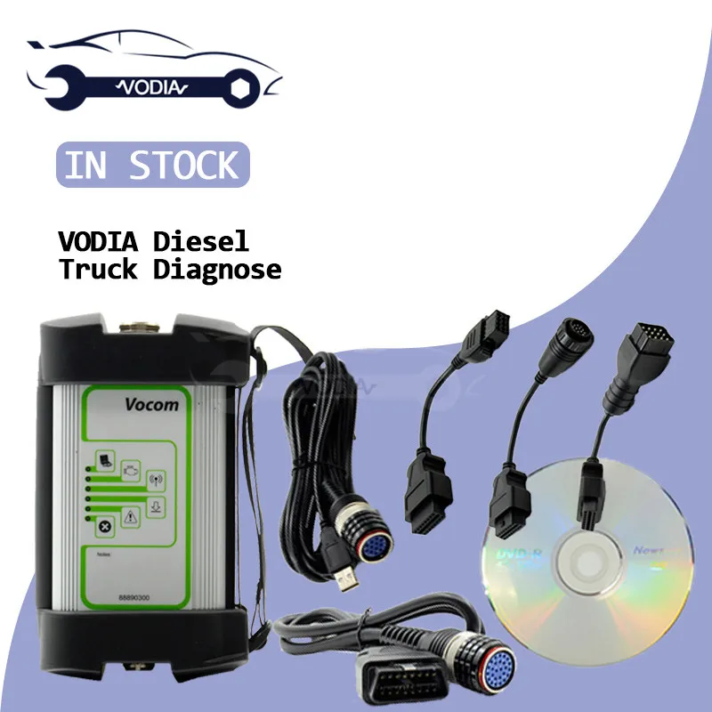 

VODIA Diesel Truck Diagnose Interface For Vocom 88890030 interface for Renault/UD/Mack/Volvo truck PTT1.12/2.5.87 software