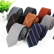 Мужской галстук корейский 6 см узкая версия шерстяной галстук Универсальный хлопковый галстук от производителя