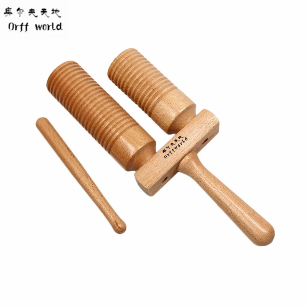Buy Orff World Beech Wood Dual Sound Tube Wooden Crow