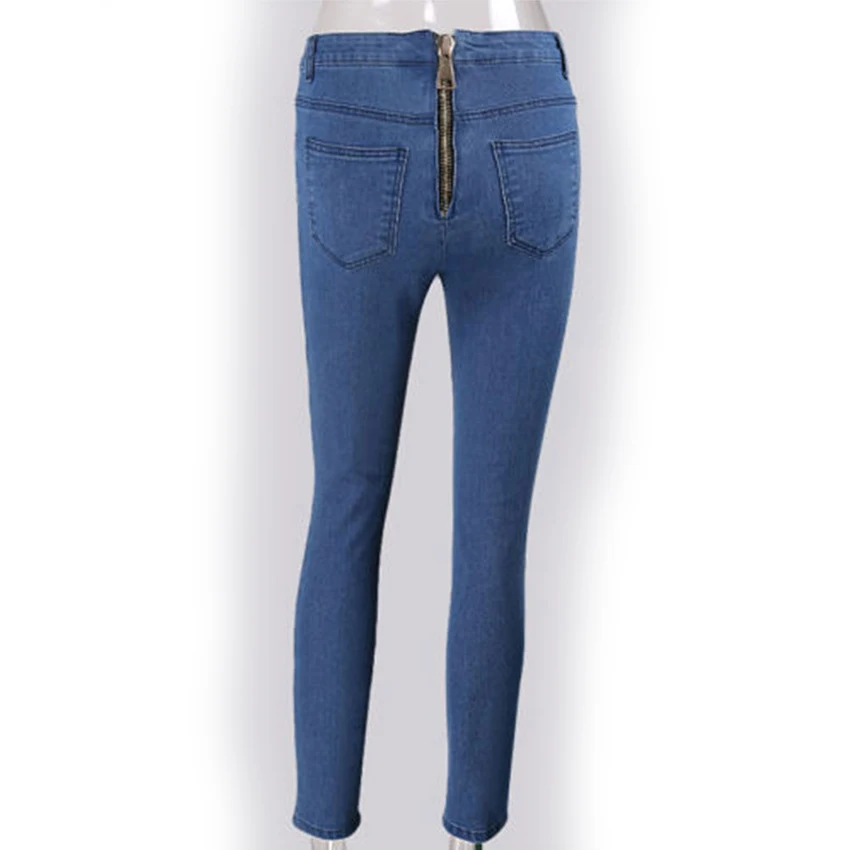 Plus Femmes Bleu Nouveau Pour Hot Boyfriend Fermeture Taille 2018 Sexy Dames Jeans Vintage Éclair Pantalon Moulant Hanche awZPxTq4