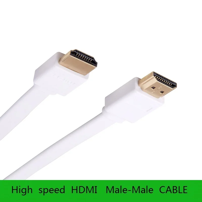 

SL FLAT HDMI Cable High-speed Supports 3D Resolution Ethernet 1080P,TV to Satellite Home Theater Components Video Game