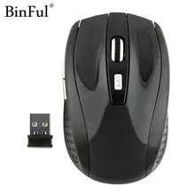 BinFul мини мышь 5 кнопок 1600 точек/дюйм портативная 2,4 ГГц Беспроводная оптическая игровая мышь для ПК ноутбука компьютера Pro геймерские мыши