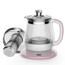 Электрический чайник вскипятить чай Здоровье горшок многофункциональный автоматический утолщение стекло медицины черный вареные чай, приготовления