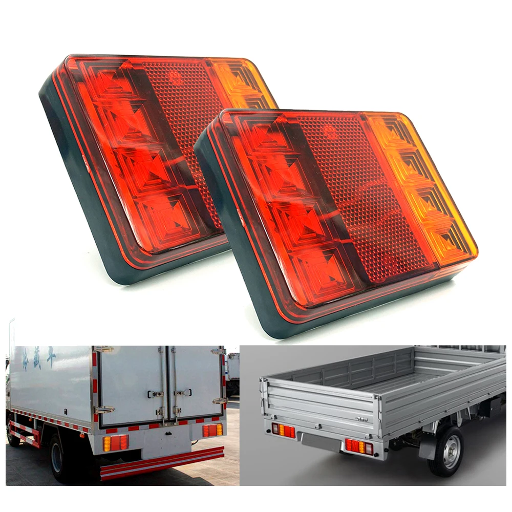 

Truck led light Rear Tail Light Warning parking Lights Rear Lamps Waterproof Tailight Car Parts for Trailer Caravan caravana 12V