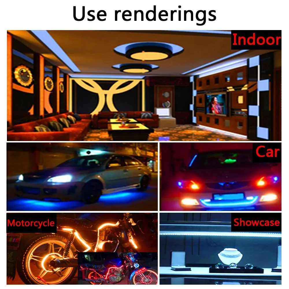 5 м 5050 RGB SMD Светодиодная водонепроницаемая гибкая полоса 300 светодиодов + 44 ключа