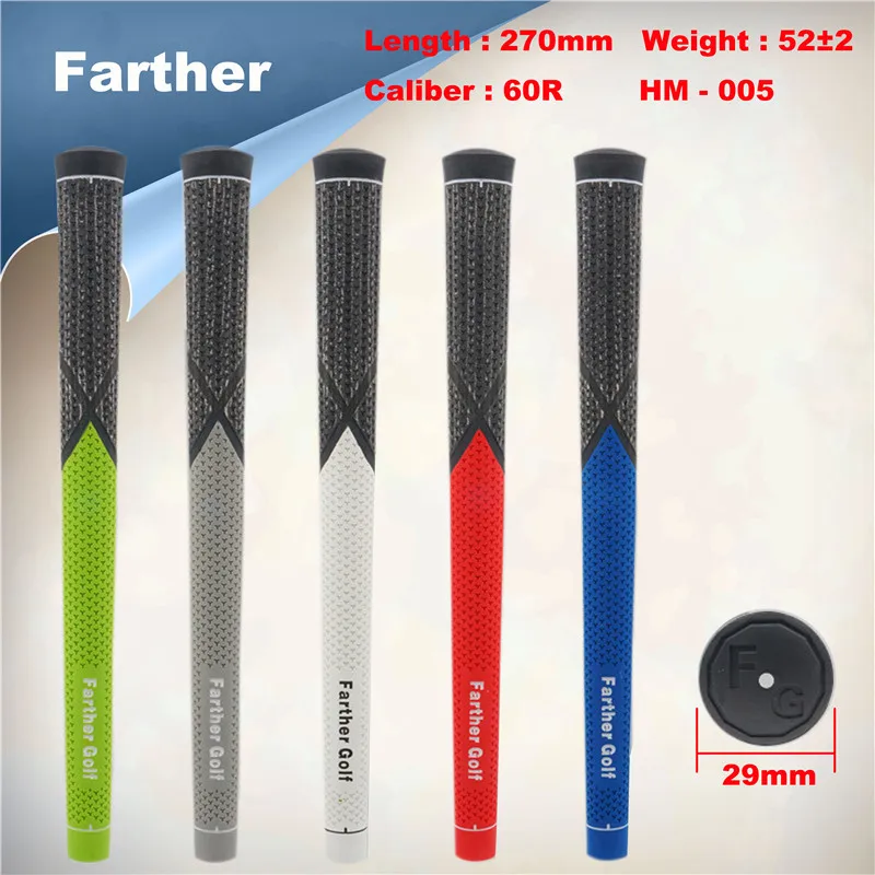 FARTHER Golf Grips rubber and Carbon Yarn Cord Golf Iron Grips 10PCS