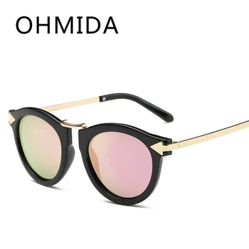 

OHMIDA Polarized Sunglasses Women Pilot Vintage Brand Designer Fashion UV400 Pink Sun Glasses Female oculos polarizado masculino