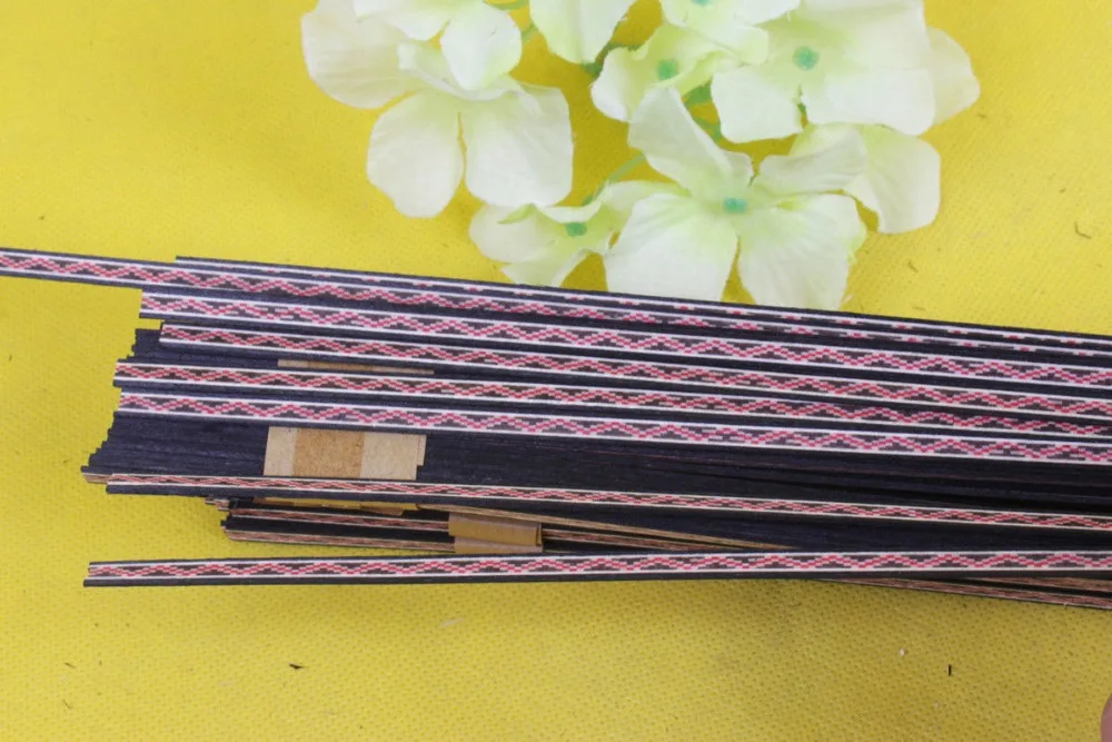 25 полосок Luthier Purfling инкрустация Marquetry 640x5x1 0 мм запчасти для гитары #79m|Детали и
